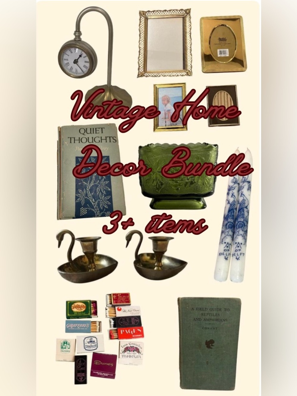 Vintage Home Decor Bundle - 3+ items